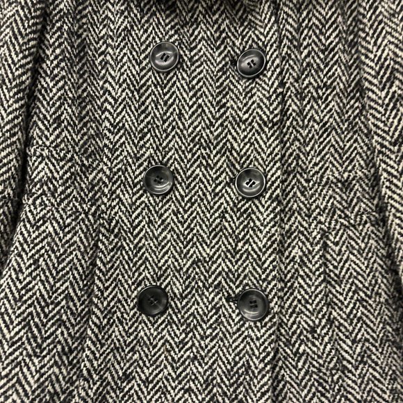 Women’s Ellen Tracy. Wool Herringbone White & Black. Size 6. Work Casual Great - Picture 2 of 10